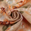foulard hijab en viscose imprimé floral pour femme musulmane, châles doux, couvre chef respirant d'été, turban islamique
