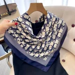 1 pièces 90cm foulard en soie pour femme Vintage à la mode polyvalent imprimé soie printemps bandeau de cheveux Hijab Sunsceen foulard châle enveloppes