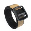 ceinture en nylon moderne pour hommes, design sans trou, ceinture web classique réglable, douce et confortable, à cliquet, usage quotidien