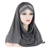 hijab instantané pour femmes musulmanes, châles une pièce, bonnet amira islam, bonnet de chimio, bonnet de prière, sous écharpe, vêtements de sauna, chapeau rond, couverture d'étole