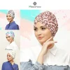 musulman instantané turban abaya hijab sous capuchon abayas hijabs casquette pour femme jersey robe islamique femmes turbans froissé tête enveloppement cicatrice