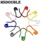 Épingles de sûreté en plastique colorées, marqueurs de tricot, Clips de points au Crochet pour bricolage, tricot, couture, accessoires pour vêtements artisanaux, 100 pièces/boîte