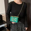 pochette de soirée de luxe pour femmes, mini boîte, sac à main de mariage, sac pour téléphone, sac à bandoulière en acrylique de haute qualité pour dames