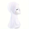 bonnet hijab à tube long ethnique extensible, foulard respirant pour femmes, bonnet hijab doux avec couverture complète du cou