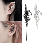 Mode Charmant Bijoux D&rsquo;oreille Délicat Lune Crochet D&rsquo;oreille Piercing Boucle D&rsquo;oreille Crochets Pour Femmes Mariage Anniversaire Quotidien Bijoux Accessoires