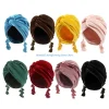 E56A Elegant Women&rsquo;s Backs Turban Head Enveloppent confortable à mode