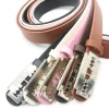 ceinture à boucle en métal argenté, accessoires de jupe en jean pour femmes, ceinture personnalisée à la mode et polyvalente, nouvelle collection
