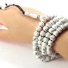 bracelet de perles avec pendentif pompon, collier de yoga, 99 bijoux, prière musulmane, méditation, 8mm