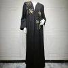 eid abaya femmes robe musulmane broderie fête jalabiya ramadan long cardigan abayas robes largos robe arabe maroc caftan