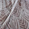 la belleza dentelle perlée pour mariée, tissu à paillettes, motifs longs, largeur 51 en effet, 1 yard, 2025