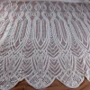 la belleza dentelle perlée pour mariée, tissu à paillettes, motifs longs, largeur 51 en effet, 1 yard, 2025