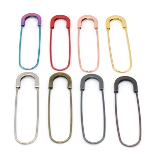 Grands épingles de sûreté multicolores en métal, 80mm, bijoux de sécurité, broche, couvertures, jupes, marqueurs de points, épingle de sûreté, fournitures de couture
