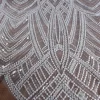 la belleza dentelle perlée pour mariée, tissu à paillettes, motifs longs, largeur 51 en effet, 1 yard, 2025