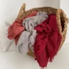 foulard hijab en coton froissé pour femmes, bandana, turban, châle musulman, bandeau africain, châles islamiques