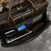 sac à main de luxe en cuir group pour homme, Étui à bombes de voyage, pour ordinateur portable d'affaires, grands sacs de messager