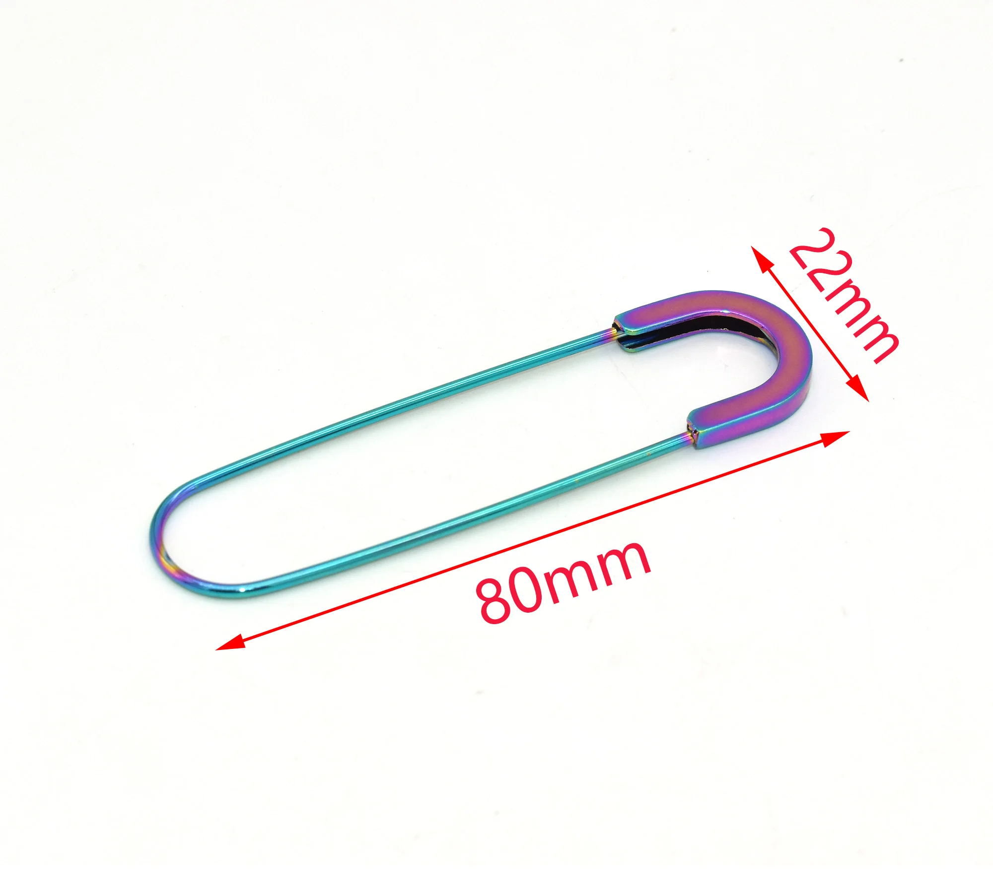 Grands épingles de sûreté multicolores en métal, 80mm, bijoux de sécurité, broche, couvertures, jupes, marqueurs de points, épingle de sûreté, fournitures de couture