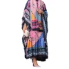 abaya boubou en coton imprimé à manches à volants pour femmes musulmanes, moyen orient, dubaï, été, grande taille, cartographie, tenues de ramadan, fête