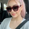 Lunettes de soleil carrées à la mode, design classique simple, polyvalentes pour plusieurs scénarios