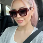 Lunettes de soleil carrées à la mode, design classique simple, polyvalentes pour plusieurs scénarios