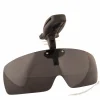 SU01 Lunettes de soleil de pêche avec clip anti-UV polarisées vin, jaune, gris, noir, vert foncé café spécialement pour les lunettes de travail