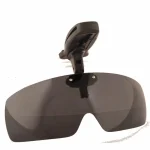 SU01 Lunettes de soleil de pêche avec clip anti-UV polarisées vin, jaune, gris, noir, vert foncé café spécialement pour les lunettes de travail