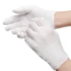 gants de protection du travail en coton blanc, gants pour l'appréciation des bijoux, livres fins et moyens, jardinage, fournitures etiadvantages, 1 paire