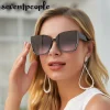 Respzed-Lunettes de soleil œil de chat pour femmes, lunettes de soleil carrées rétro, lunettes ChimCateye, grande monture, marque de luxe, mode pour dames, 2025