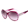 vintage lunettes de soleil rondes femme rétro marque concepteur classique lunettes de soleil mode grand cadre dégradé dames oculos de sol