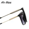 lunettes de soleil carrées classiques femmes hommes vintage marque lunettes de soleil cadre en alliage rétro tendance mode style nuances oculos de sol