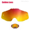 lunettes de soleil lentille pour lunettes de sport en plein air lunettes tout terrain dirtbike motocross casque de moto lunettes de soleil accessoires 100% nouveau