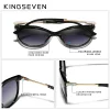 kingseven mode lunettes de soleil série élégante femmes lunettes polarisées double cadre conception femmes lunettes pour femme