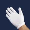 gants en coton blanc 3 paires, pièces monnaie pour femmes hommes, mains sèches, service d'archive, nettoyage bijoux, inspection d'argent 20