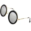 lunettes de soleil rondes vintage pour femmes, lunettes de soleil rétro pour dames, créateur de mode, marque de luxe, uv400