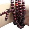 108 perles bois de santal bouddhiste bouddha méditation en bois perlé Mala Bracelet pour femmes hommes prière chapelet suspendu décoration