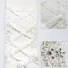 gants de mariée blancs/rouges/beige, 1 paire, élégants paragraphe court, strass, dentelle blanche, beaux accessoires de mariage