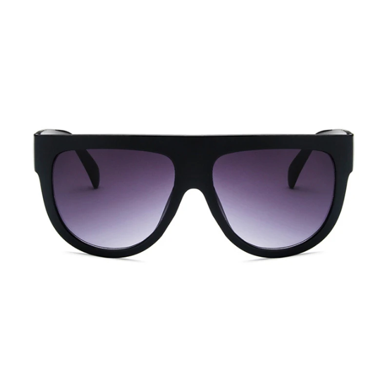 Monture surdimensionnée nuances noires lunettes De soleil carrées femme ovale marque concepteur Vintage mode lunettes De soleil femme Oculos De Sol