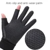 gants pour hommes automne cyclisme hiver deux doigts velours chaud antidérapant mâle imperméable sport écran tactile randonnée gants de pêche