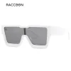 lunettes de soleil carrées surdimensionnées pour hommes et femmes, vintage, miroir noir, grandes nuances rétro, oculos gafas uv400