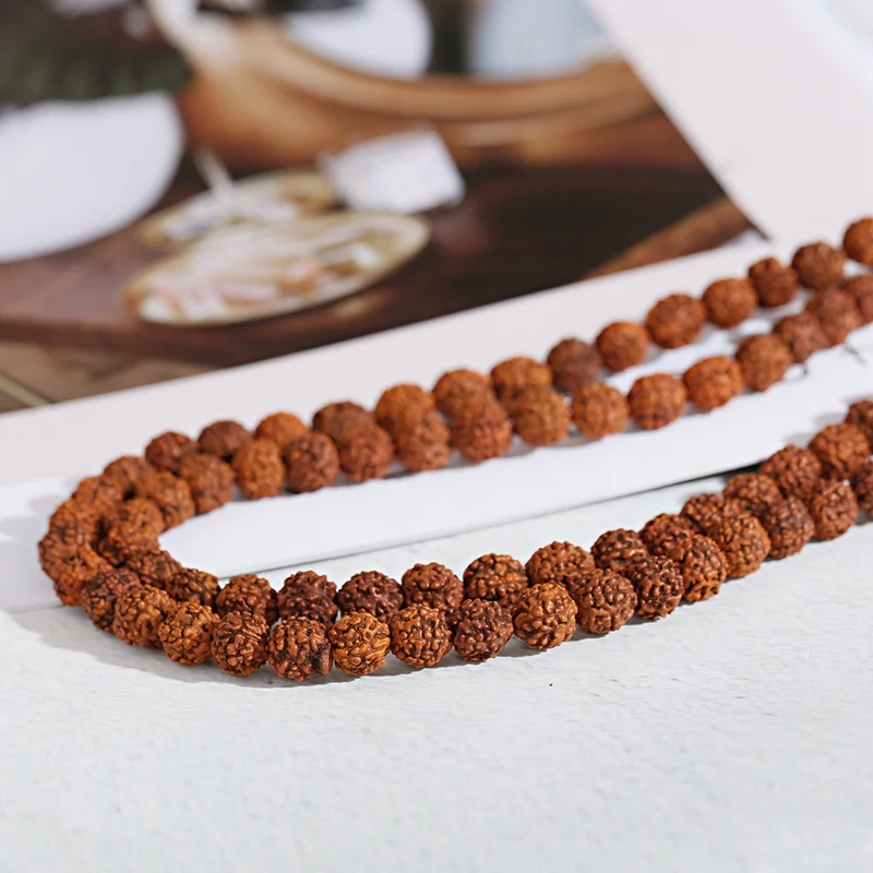 Bracelet tibétain bouddhiste classique Bodhi Rudraksha Bodhi, perles de méditation Mala, bijoux en perles de bois, chaîne de prière exécutive, Juifs comme bracelet tibétain, 108 pièces Bracelet tibétain bouddhiste classique Bodhi Rudraksha Bodhi, perles de méditation Mala, bijoux en perles de bois, chaîne de prière exécutive, Juifs comme bracelet tibétain, 108 pièces