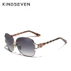 kingseven nouvelles lunettes de soleil pour femmes marque de luxe design style élégant lunettes de soleil polarisées uv400 dégradé lentille lunettes