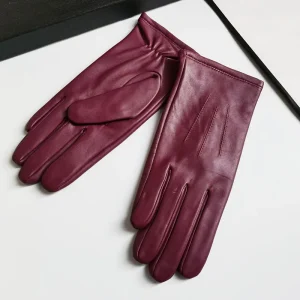 2025 élégant mode gants de conduite véritable cuir de chèvre véritable gants femmes mode hiver automne mitaines courtes G600