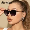 Lunettes de soleil carrées classiques femmes hommes Vintage marque lunettes de soleil cadre en alliage rétro tendance mode Style nuances Oculos de sol