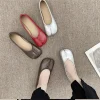 chaussures plates tabi ninja pour femmes, ballerines confortables en cuir, mocassins souples parker fendus, mocassins trotter japonais pour dames, 2024