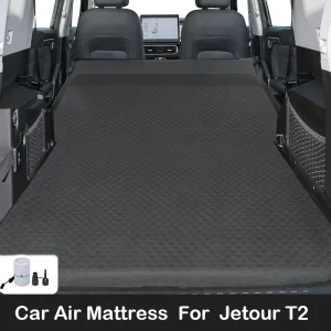 Lit de voyage en voiture pour Jetour T2 voyageur 2023-présent matelas pneumatique gonflable avec pompe à Air lit de Camping en plein Air tapis de couchage