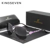 kingseven nouvelles lunettes de soleil pour femmes marque de luxe design style élégant lunettes de soleil polarisées uv400 dégradé lentille lunettes