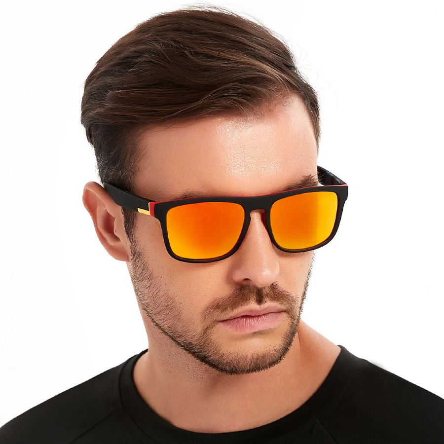 Mode Vintage carré lunettes de soleil hommes femmes pêche conduite homme marque de luxe concepteur lunettes de soleil rétro lunettes UV400