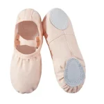 Chaussures de Ballet plates en toile pour filles, pantoufles de danse, ballerine, chaussures d&rsquo;entraînement pour femmes et enfants, chaussures de danse à semelle souple