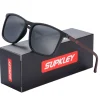 supkley sport lunettes de soleil pour hommes polarisées confortable porter carré lunettes de soleil mâle poids léger lunettes accessoire avec origina