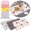 Couverture de lit de toilette en polymères pour animaux de compagnie, tapis absorbants de voyage en plein air, coussin de pipi lavable, coussinets d&rsquo;entraînement pour chien, fournitures pour animaux de compagnie