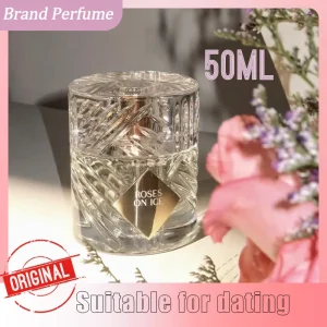 Parfum luxueux de 50ML, notes fruitées orientales, parfum naturel longue durée, agent de parfum de rose, adapté à un usage quotidien